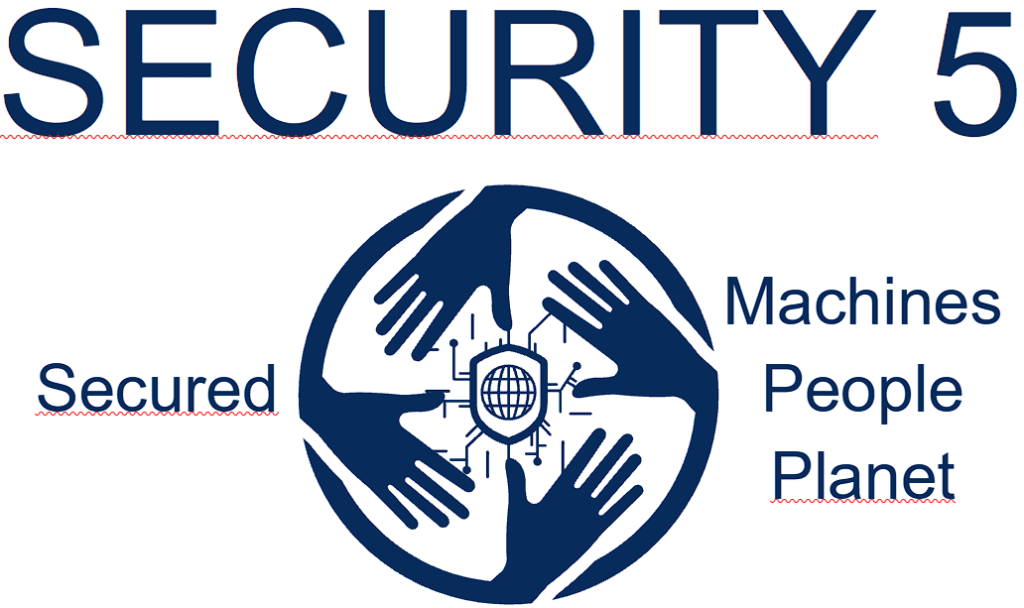 Logo Security5 Secured Machines, People, Planet